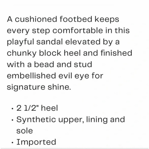 NWT Kurt Geiger evil eye embellished tan sandals - Picture 8 of 8